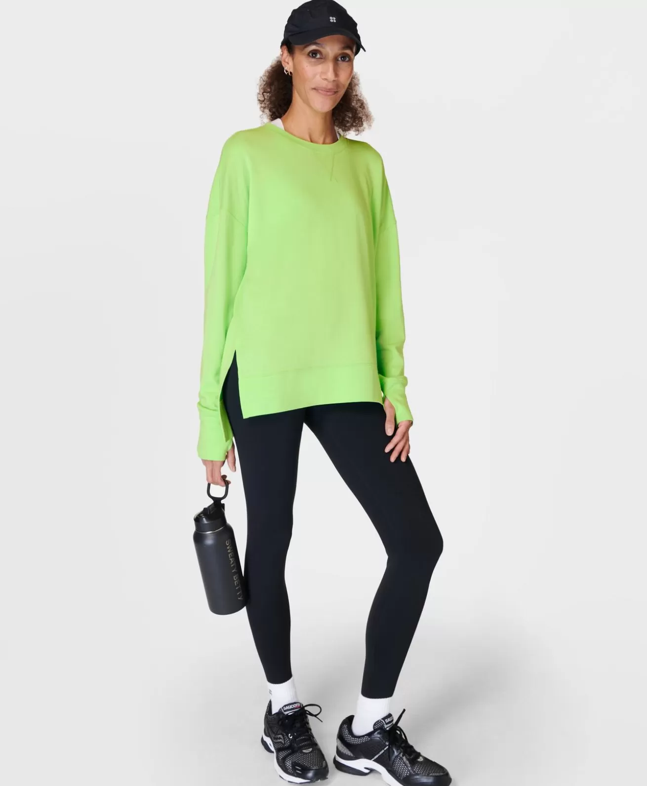 Sweaty Betty After Class Longline Sweatshirt- Sweatshirts + Hoodies
