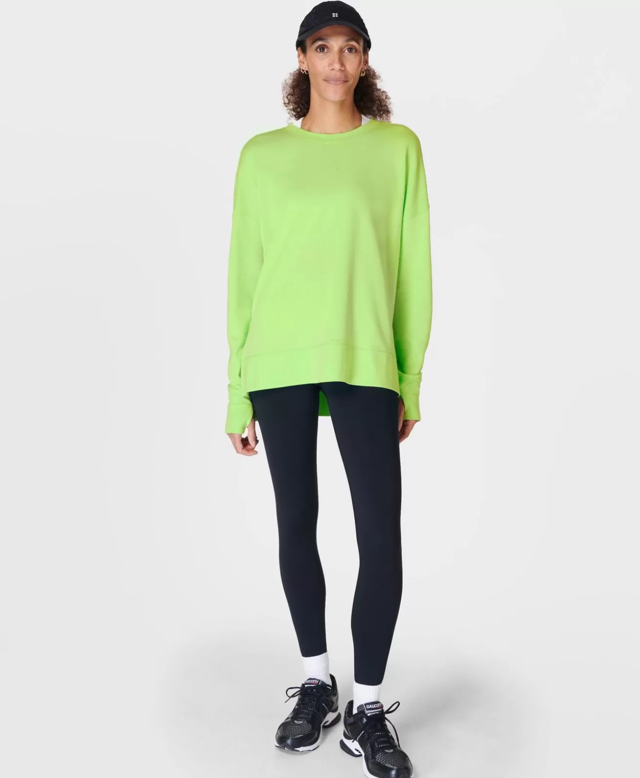 Sweaty Betty After Class Longline Sweatshirt- Sweatshirts + Hoodies