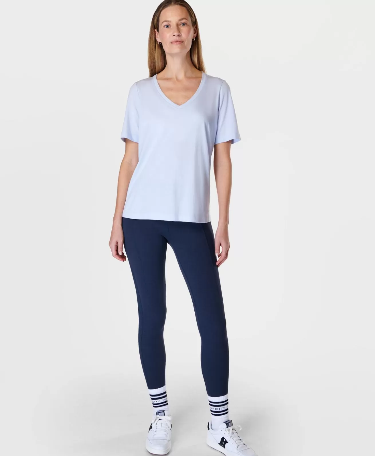 Sweaty Betty Essential V-Neck Tee- T-Shirts