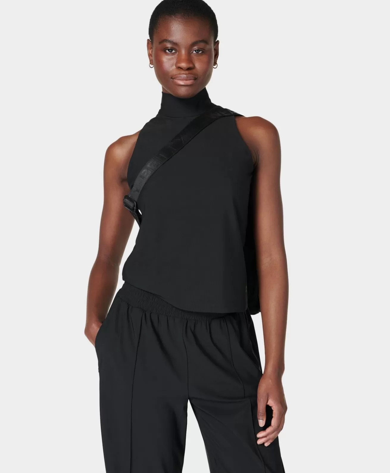Sweaty Betty Explorer High Neck Sleeveless Top- Tank Tops