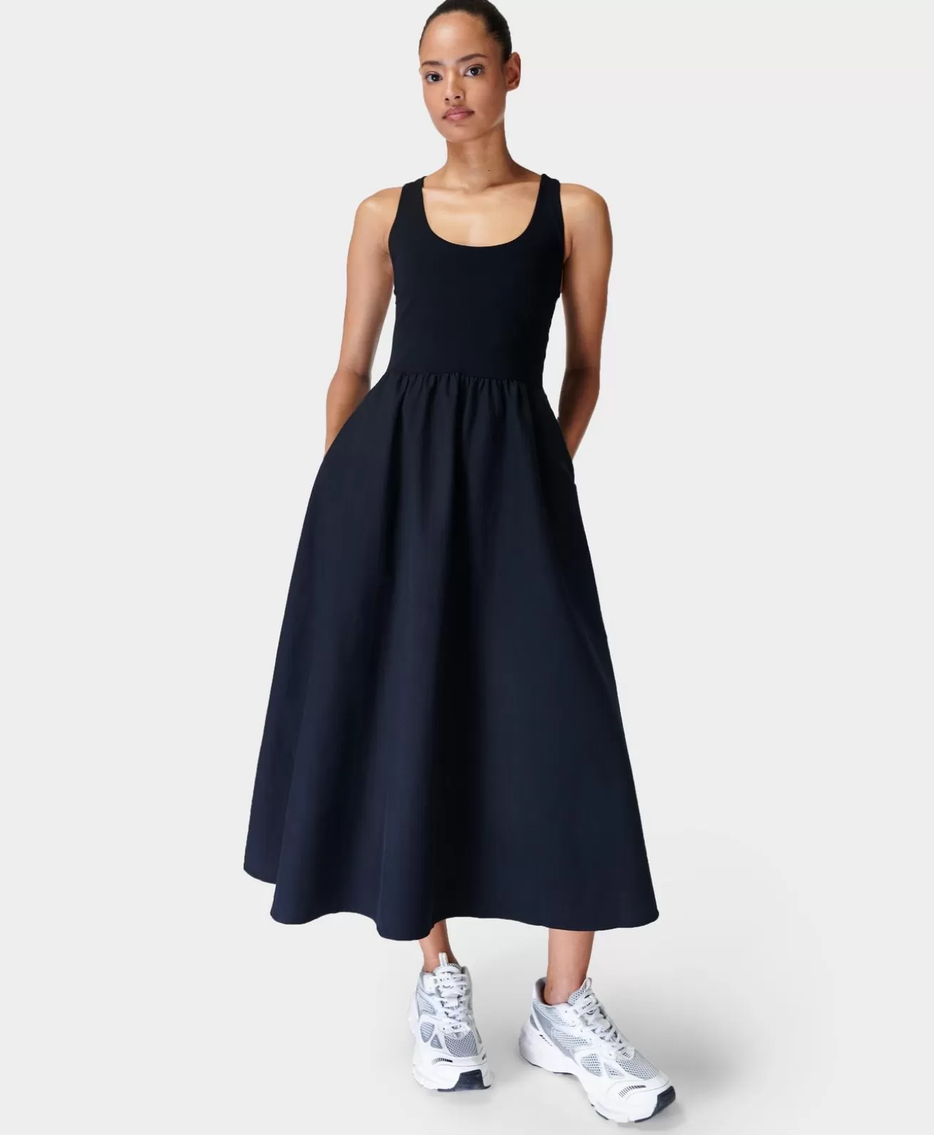 Sweaty Betty Explorer Ribbed Racer Dress- Dresses & Jumpsuits |