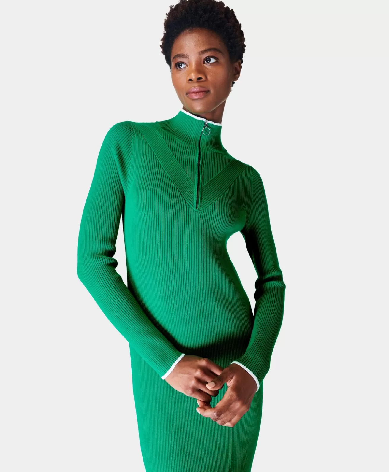 Sweaty Betty Frame Knitted Midi Dress- Dresses & Jumpsuits