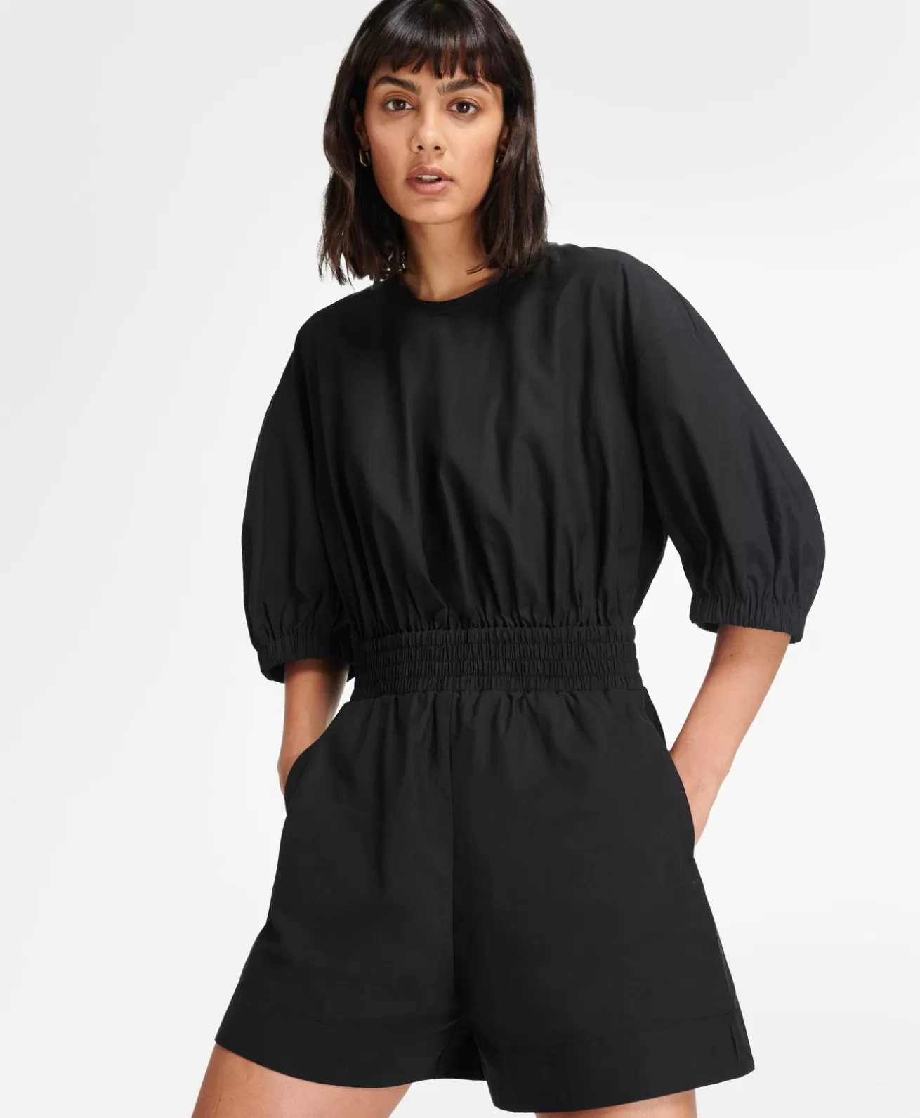 Sweaty Betty Loren Poplin Romper- Dresses & Jumpsuits