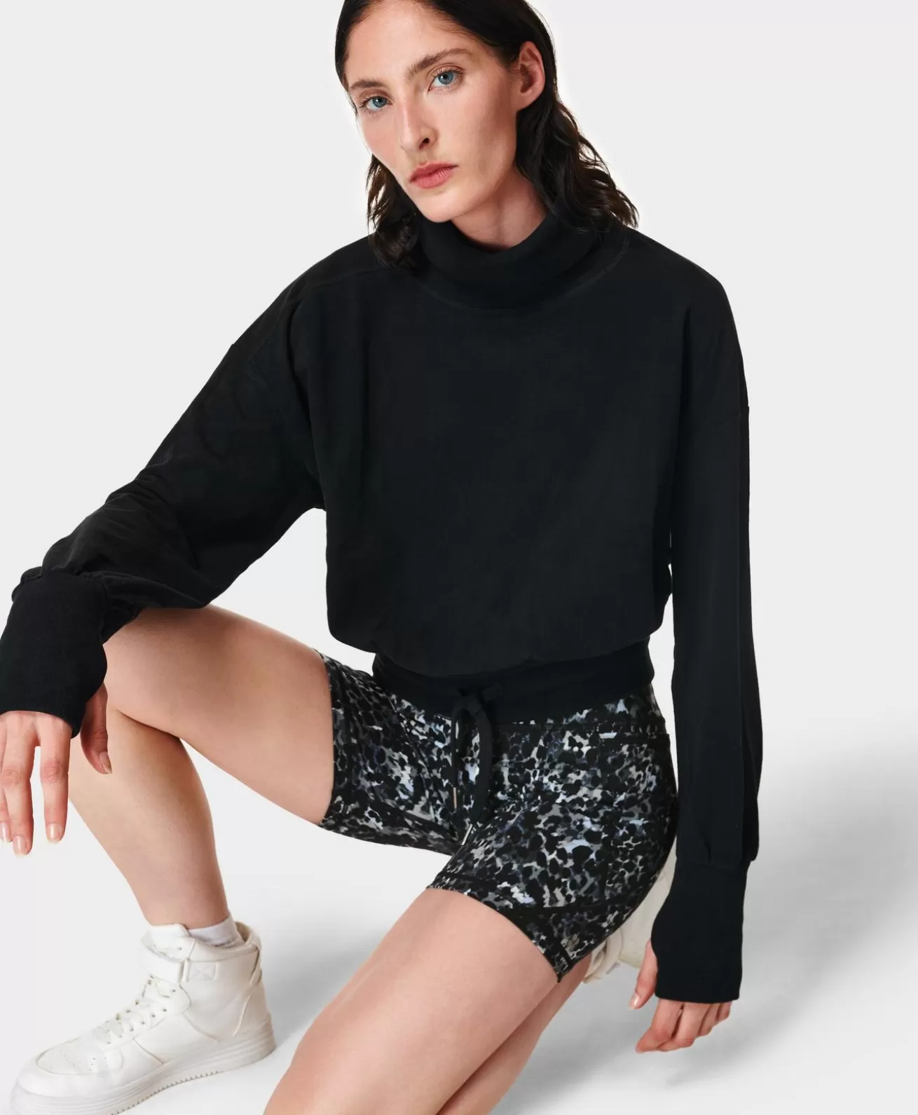 Sweaty Betty Melody Luxe Fleece Pullover- Sweatshirts + Hoodies