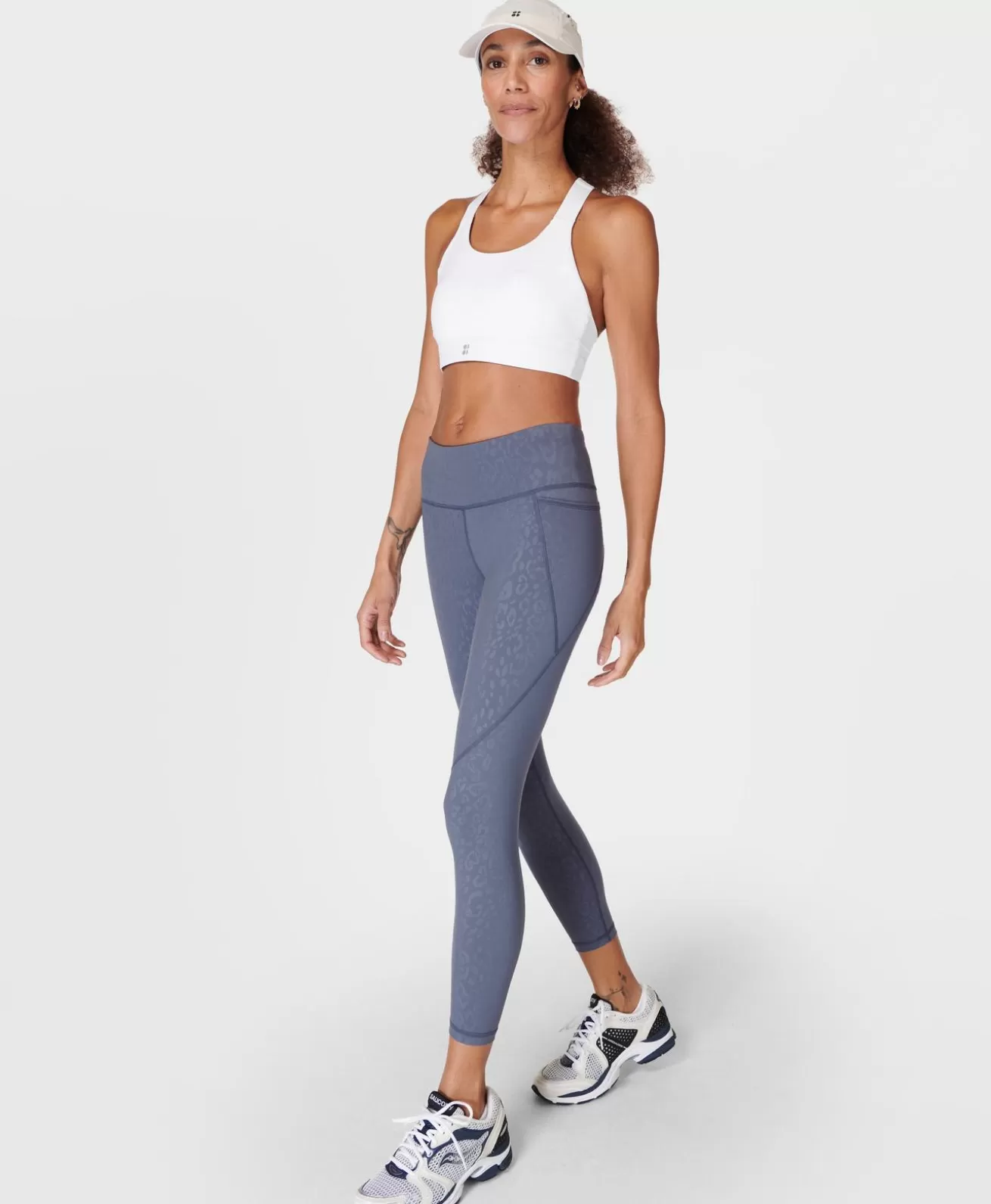 Sweaty Betty Power 7/8 Embossed Workout Leggings- Pocketed | 7/8 Length