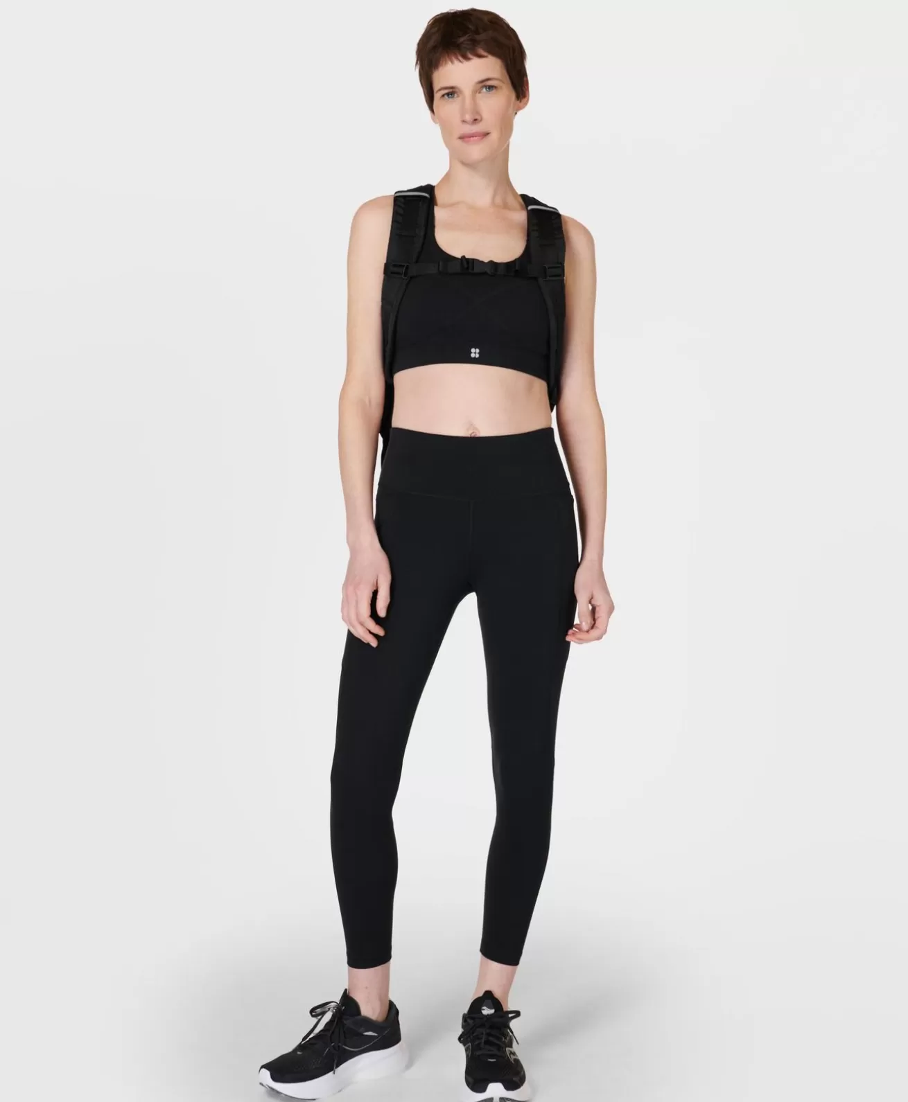 Sweaty Betty Power Aerial Mesh 7/8 Workout Leggings- Pocketed | 7/8 Length