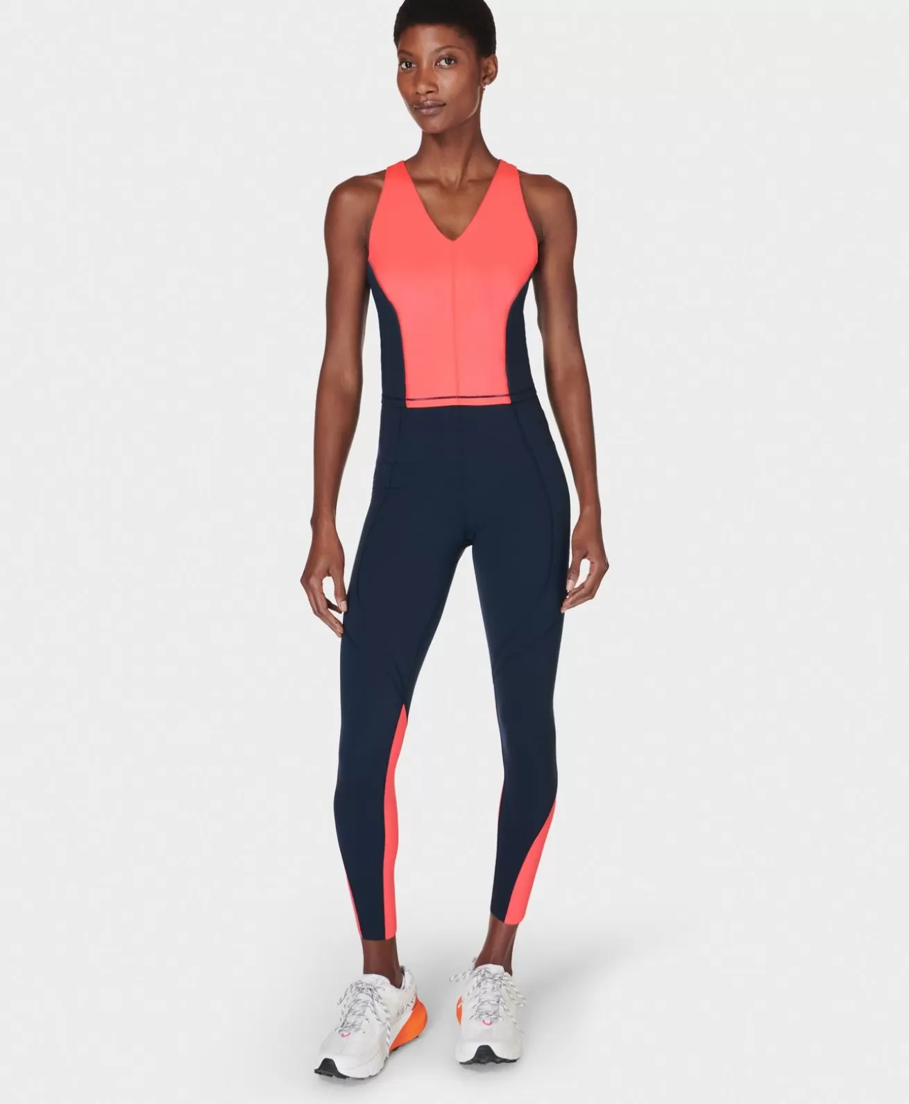 Sweaty Betty Power UltraSculpt High Waist 7/8 Workout Leggings Colourblock- Pocketed | 7/8 Length