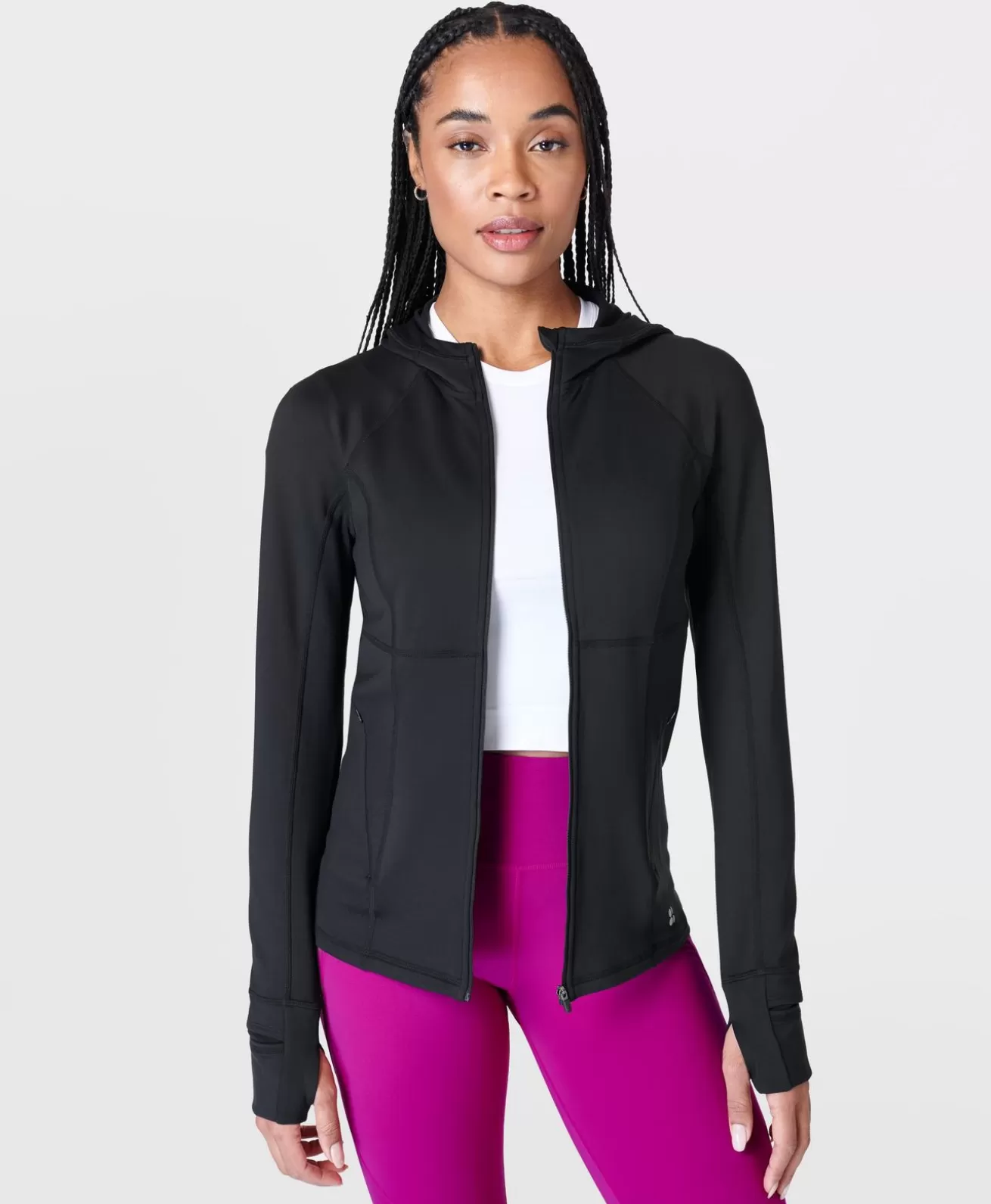 Sweaty Betty Pro Run Zip Up- Sweatshirts + Hoodies