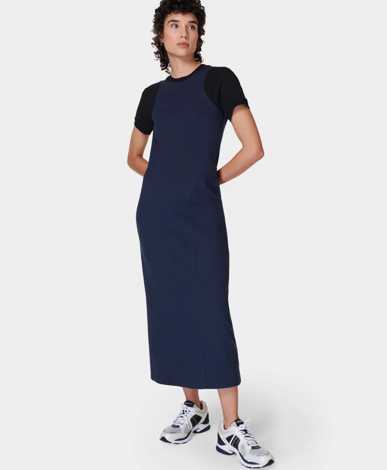 Sweaty Betty Racerblock Rib Midaxi Dress- Dresses & Jumpsuits