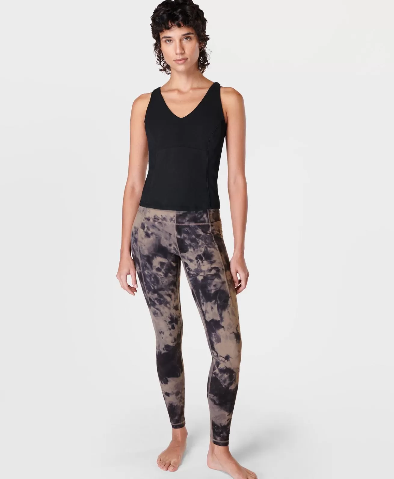 Sweaty Betty Super Soft Picot Lace Strappy Bra Tank- Tank Tops