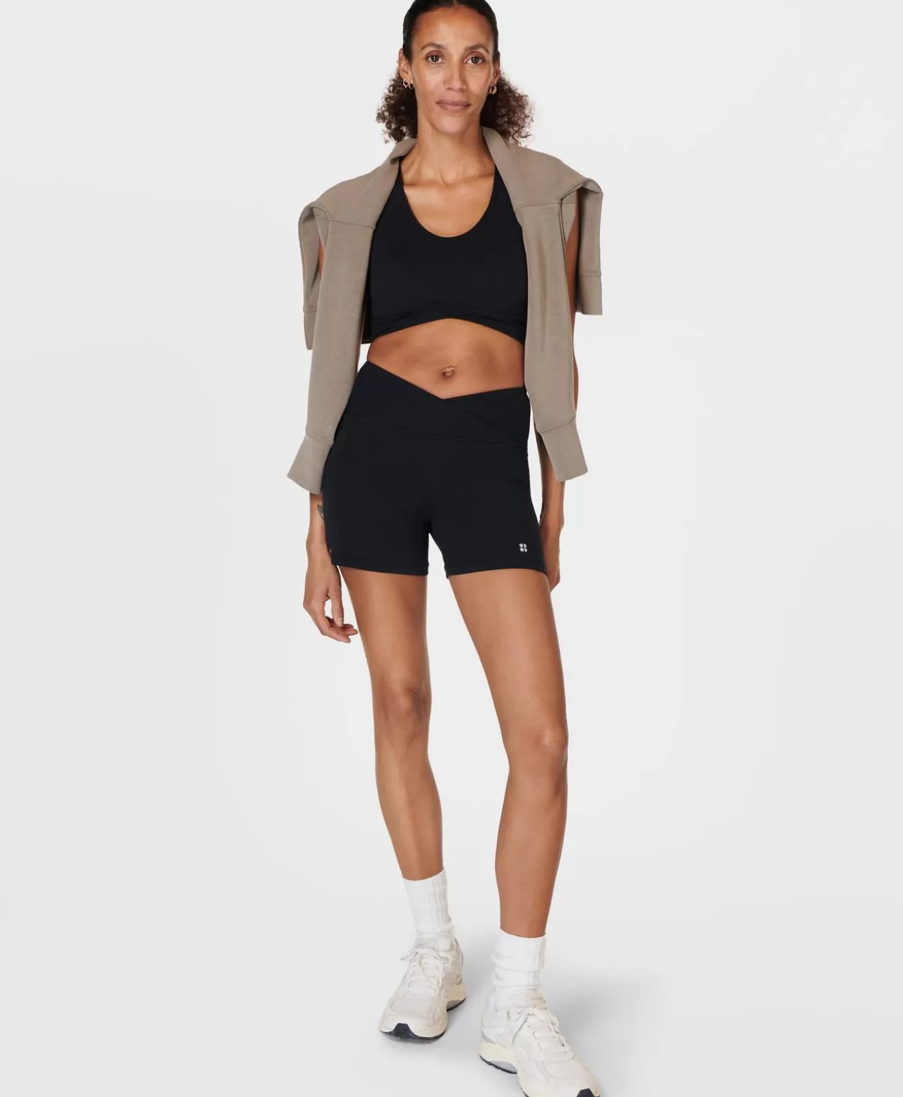 Sweaty Betty Super Soft Ultra-Lite Wrap Yoga Shorts- Shorts + Skirts