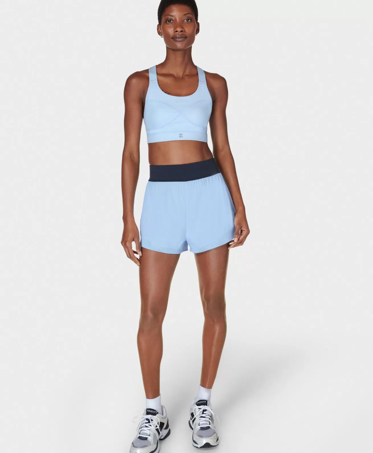 Sweaty Betty Tempo Run Shorts Colour Block- Shorts + Skirts