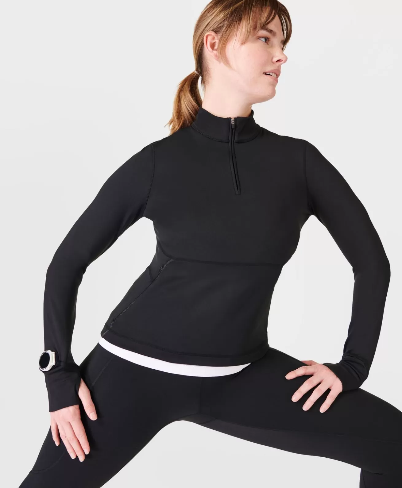 Sweaty Betty Therma Boost Running Half Zip- Sweatshirts + Hoodies