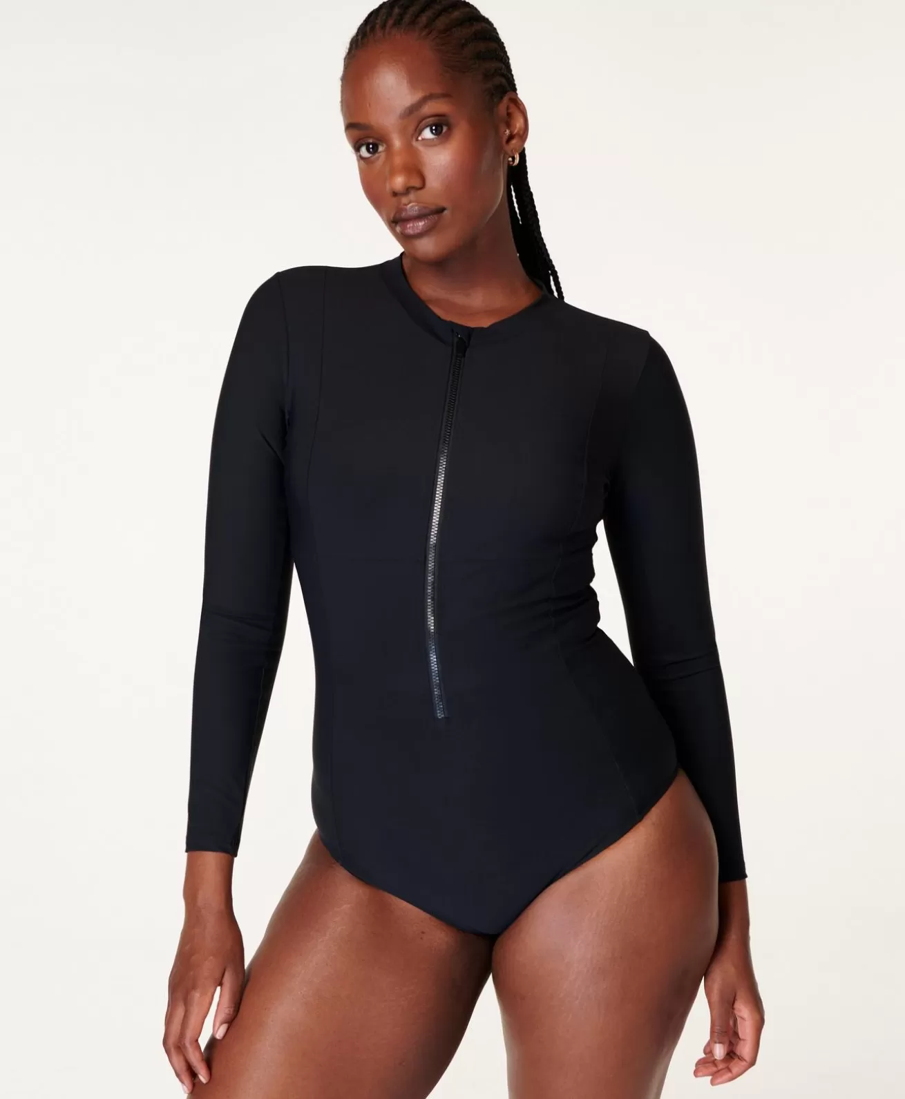 Sweaty Betty Tidal Xtra Life Long Sleeve Swimsuit- Swimwear