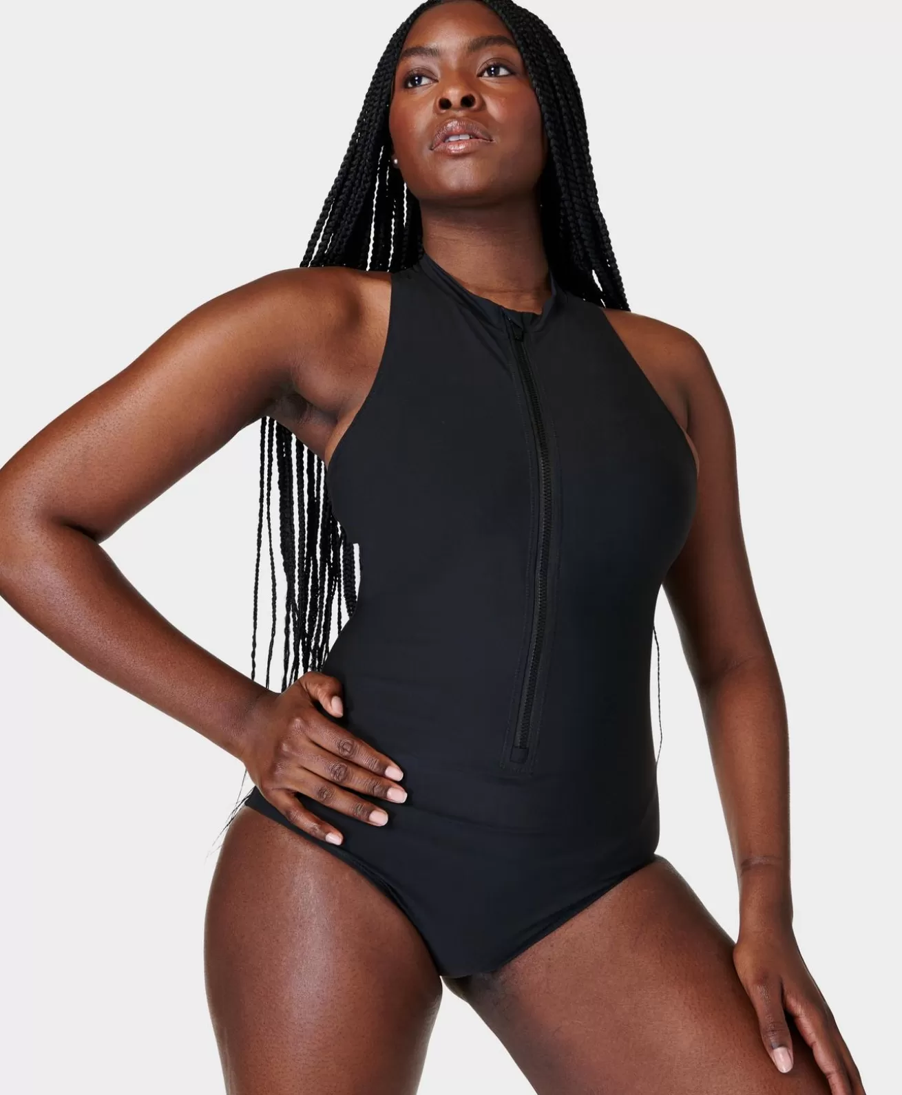 Sweaty Betty Vista Xtra Life High Neck Swimsuit- Swimwear
