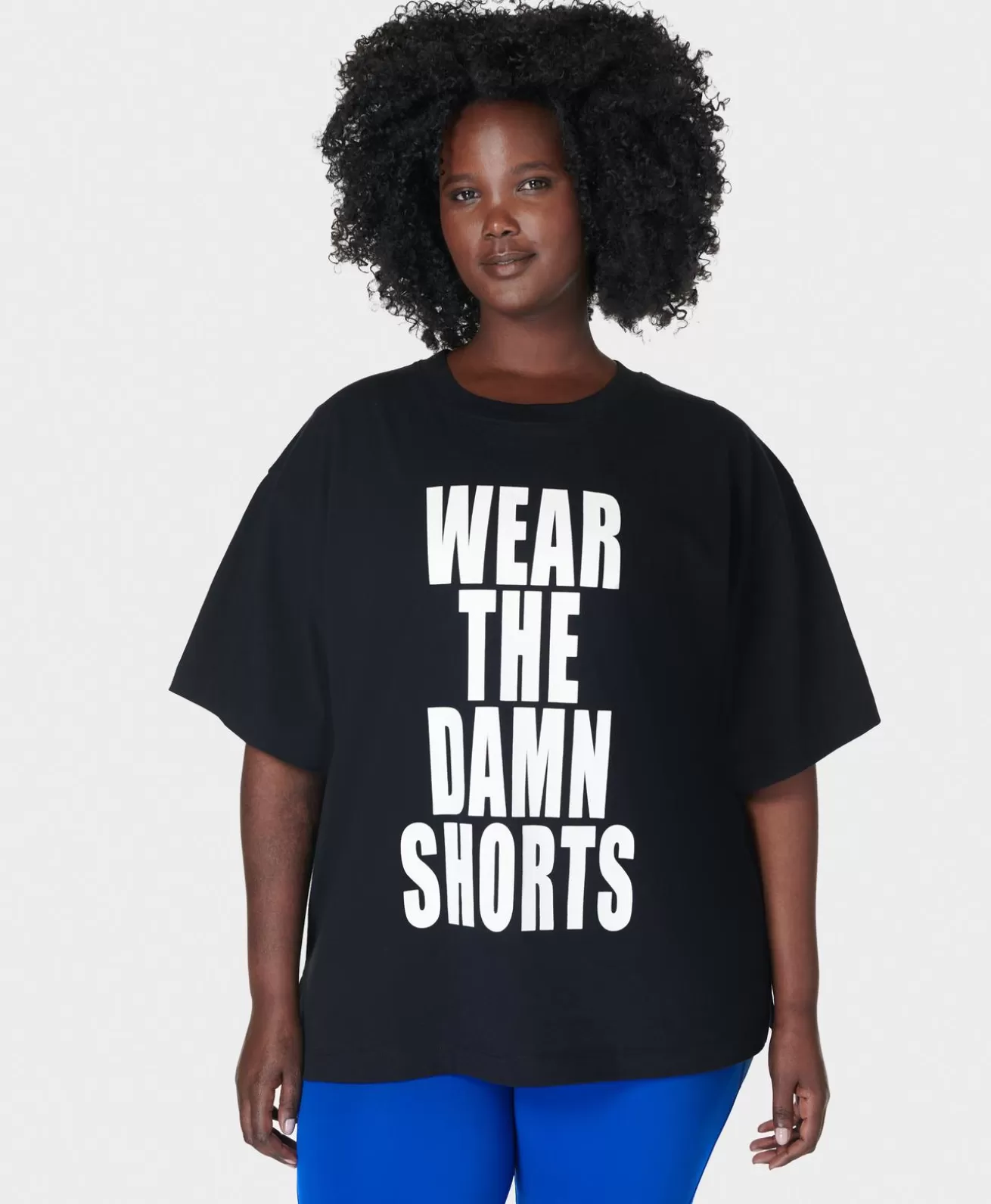 Sweaty Betty Wear The Damn Shorts Tee- T-Shirts
